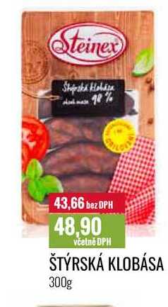 ŠTÝRSKÁ KLOBÁSA 300g 