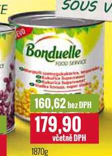 Bonduelle FOOD SERVICE 1870g