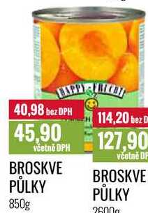 BROSKVE PŮLKY 850g 