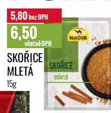 SKOŘICE MLETÁ 15g 