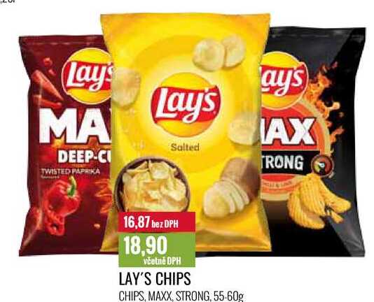 LAY'S CHIPS 55-60g 