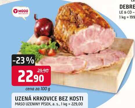 UZENÁ KRKOVICE BEZ KOSTI 100g