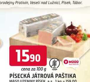 PÍSECKÁ JÁTROVÁ PAŠTIKA 100 g