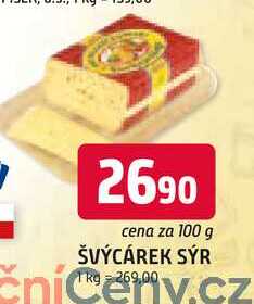 ŠVÝCÁREK SÝR 100g