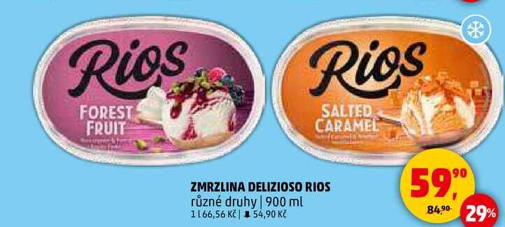 ZMRZLINA DELIZIOSO RIOS různé druhy, 900 ml