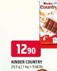KINDER COUNTRY 23,5 g