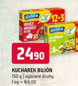 KUCHAREK BUJÓN 150 g vybrané druhy 