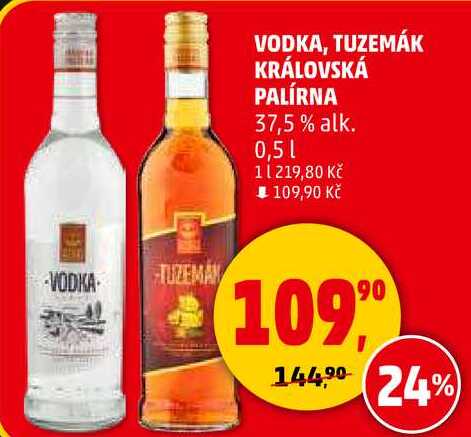 TUZEMÁK KRÁLOVSKÁ PALÍRNA 37,5% alk., 0,5 l
