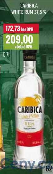 CARIBICA WHITE RUM 37,5% 0,7l