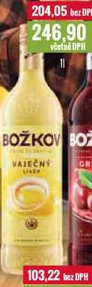 BOŽKOV vaječný likér 1l