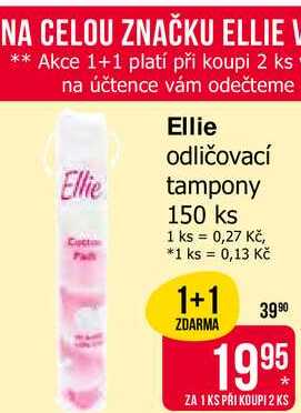 Ellie odličovací tampony 150 ks 