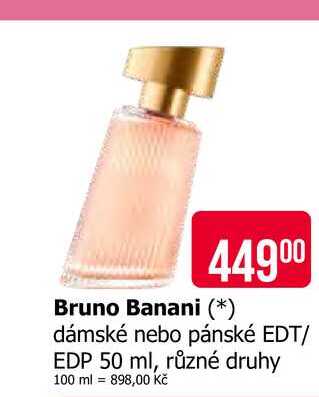 Bruno Banani dámské nebo pánské EDT/ EDP 50 ml, různé druhy 