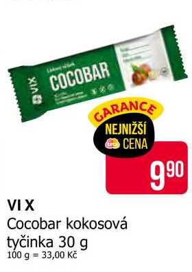 VIX Cocobar kokosová tyčinka 30 g