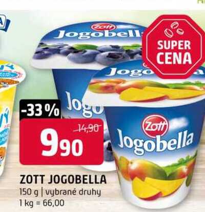 ZOTT JOGOBELLA 150 g vybrané druhy