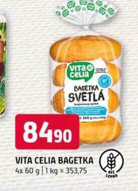 VITA CELIA BAGETKA 4x 60 g 