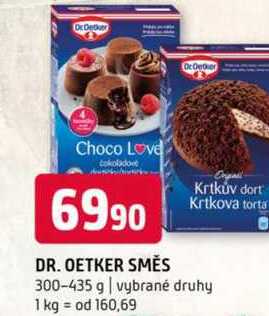 DR. OETKER SMĚS 300-435 g vybrané druhy 
