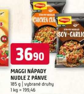 MAGGI NÁPADY NUDLE Z PÁNVE 185 g vybrané druhy
