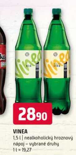 VINEA 1,5l nealkoholický hroznový nápoj vybrané druhy