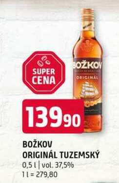 BOŽKOV ORIGINÁL TUZEMSKÝ 0,5l