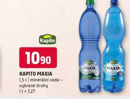 ΚΑΡΙΤΟ ΜΑΧΙΑ 1,5l minerální voda vybrané druhy 