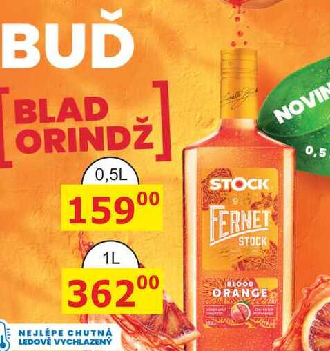 FERNET STOCK BLOOD ORANGE 1L