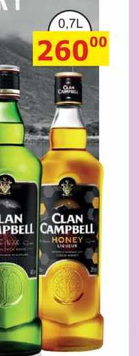 Clan Campbell HONEY LIQUEUR 0,7l