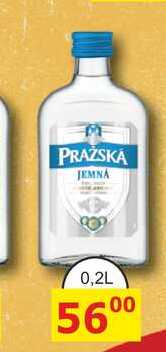 PRAŽSKÁ VODKA JEMNÁ 0,2L