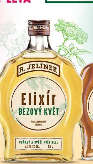 R. JELÍNEK Elixír z bezového květu 0,7l 14,7%