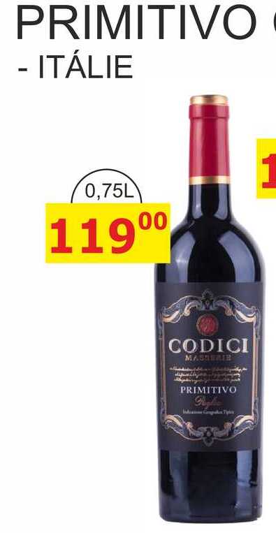 PRIMITIVO CODICI 0,75l 
