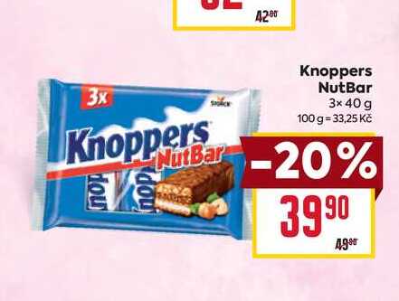 Knoppers NutBar 3x 40 g