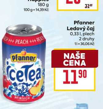 Pfanner Ledový čaj 0,331, plech