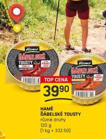 HAMÉ ĎÁBELSKÉ TOUSTY různé druhy 120 g 