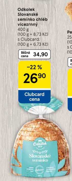 Odkolek Slovanské semínko chléb vícezrnný, 400 g 