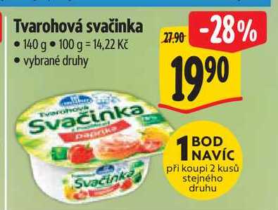 Tvarohová svačinka 140 g