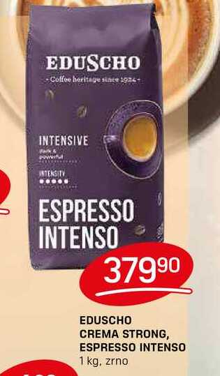 EDUSCHO CREMA STRONG, ESPRESSO INTENSO 1 kg, zrno 