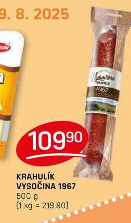 VYSOČINA 1967 500 g 