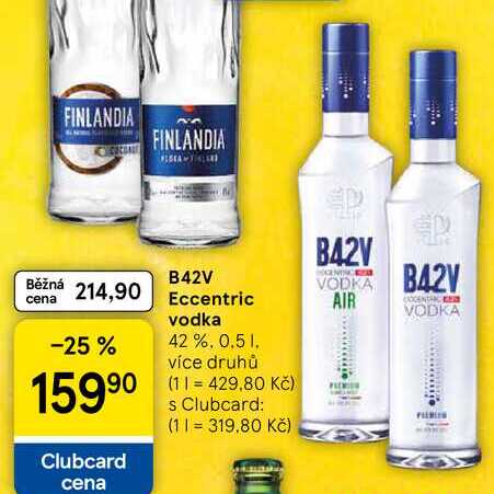 BA2V Eccentric vodka 42 %, 0.5 l