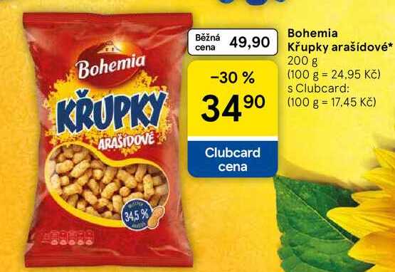 Bohemia Křupky arašídové, 200 g  
