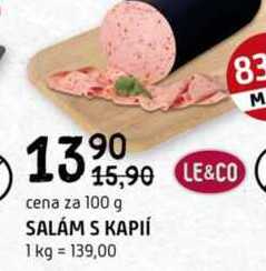 SALÁM S KAPIÍ 100g