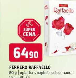 FERRERO RAFFAELLO 80 g oplatka s náplní a celou mandli