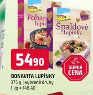BONAVITA LUPÍNKY 375 g vybrané druhy