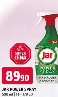 JAR POWER SPRAY 500 ml 
