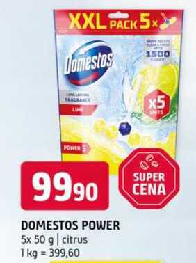 DOMESTOS POWER 5x 50 g citrus 