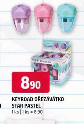 KEYROAD OŘEZÁVÁTKO STAR PASTEL 1 ks 
