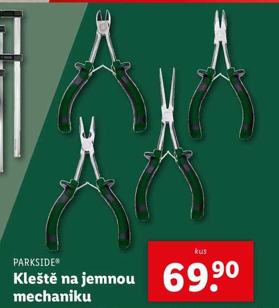 Kleště na jemnou mechaniku