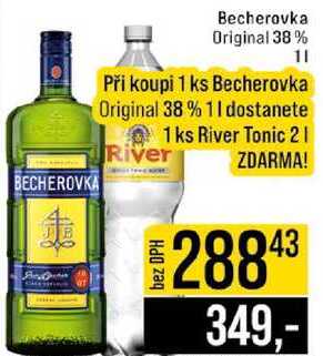 Becherovka Original 38% 1l v akci
