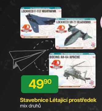 4D Stavebnice Létající prostředek mix druhů 