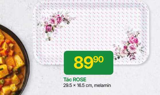 Tác ROSE 29.5 x 16.5 cm, melamin