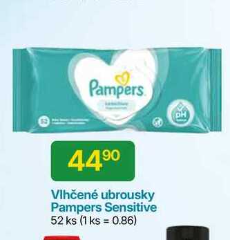Pampers Sensitive Čisticí ubrousky 52ks