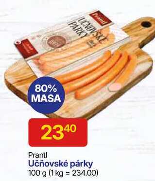 Prantl Učňovské párky 100 g 